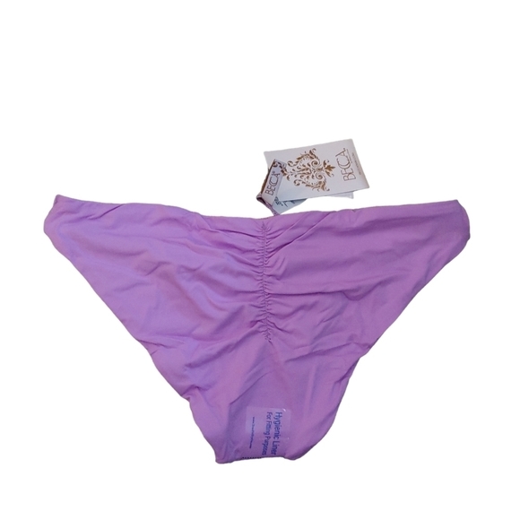 BECCA Purple Multi Color Hipster Bikini Bottoms Sz.M NWT - Picture 4 of 9